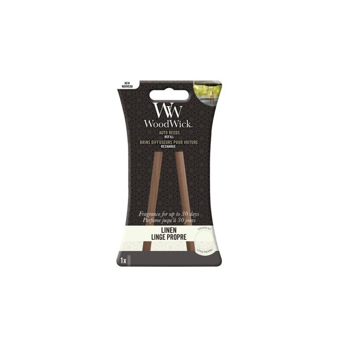 Woodwick Car Reed Diffuser Refill - Linen